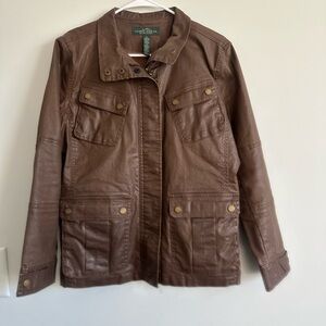 Ralph Lauren women’s brown utility jacket.